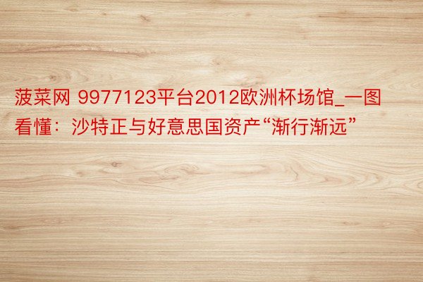 菠菜网 9977123平台2012欧洲杯场馆_一图看懂：沙特正与好意思国资产“渐行渐远”