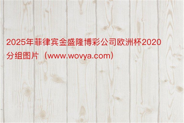 2025年菲律宾金盛隆博彩公司欧洲杯2020分组图片（www.wovya.com）